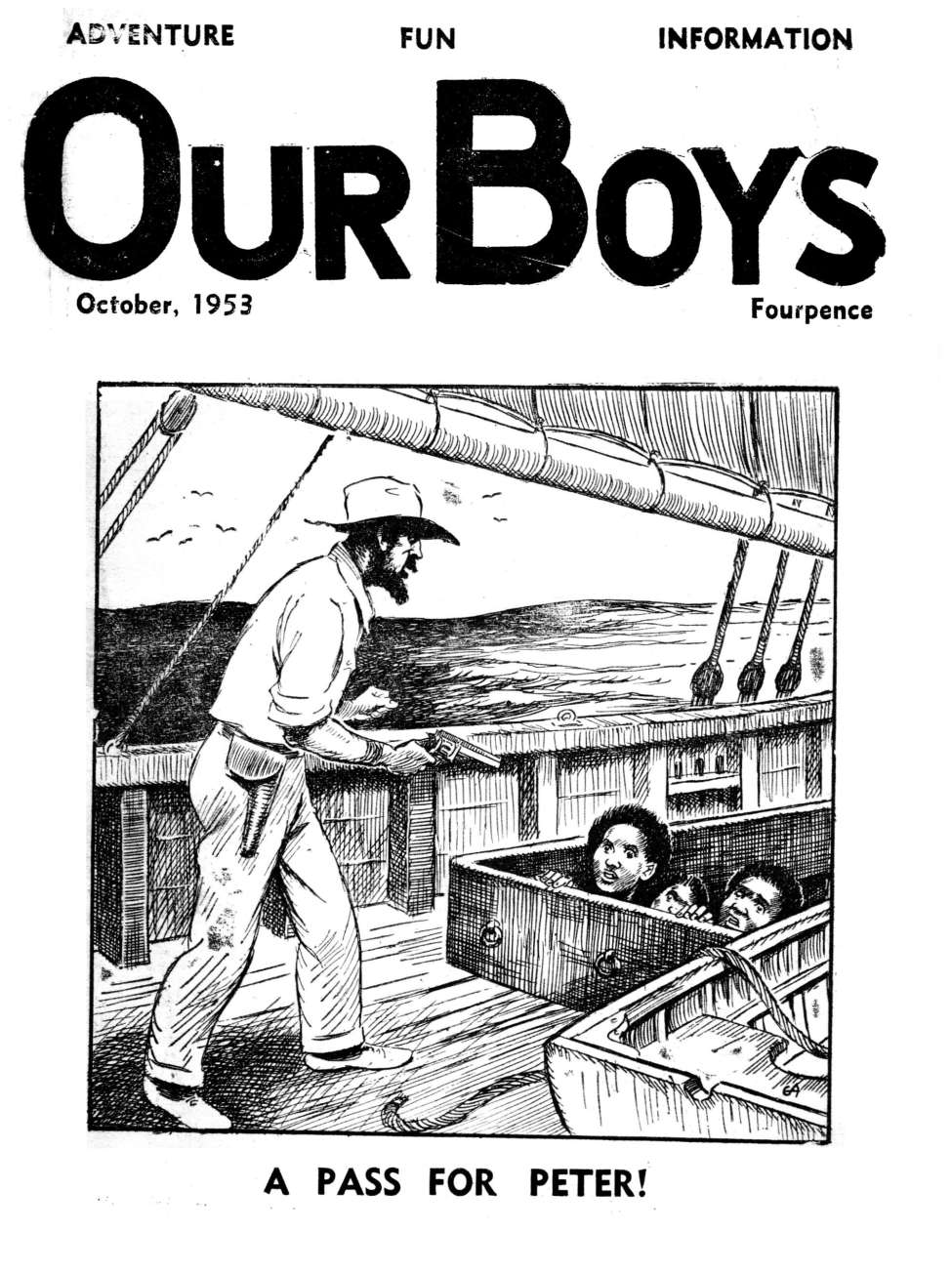 Book Cover For Our Boys 1953-10