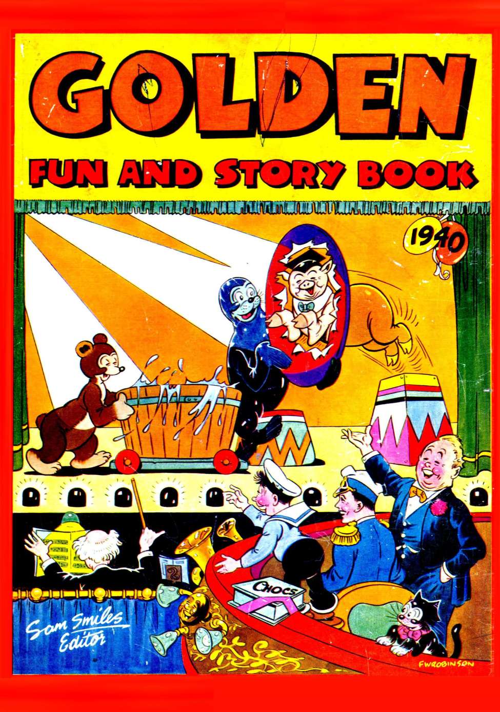 Book Cover For Golden Fun and Story Book 1940