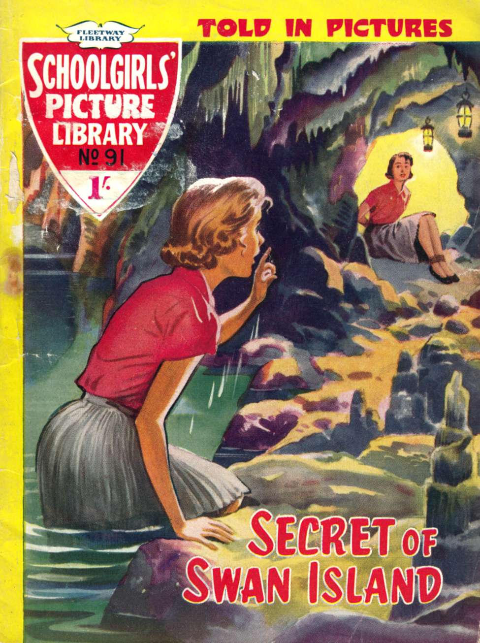 Book Cover For Schoolgirls' Picture Library 91 - Secret of Swan Island