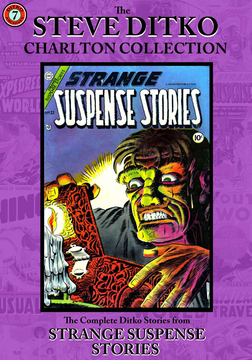Book Cover For The Steve Ditko Charlton Collection vol 7 - Strange Suspense Stories