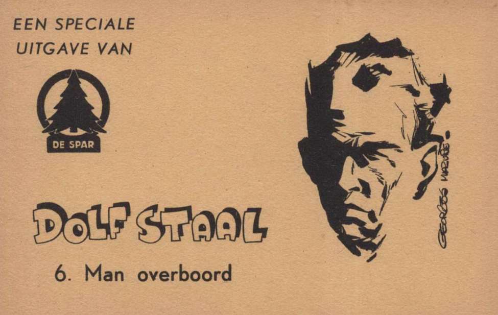 Book Cover For Dolf Staal 6 - Man Overboord