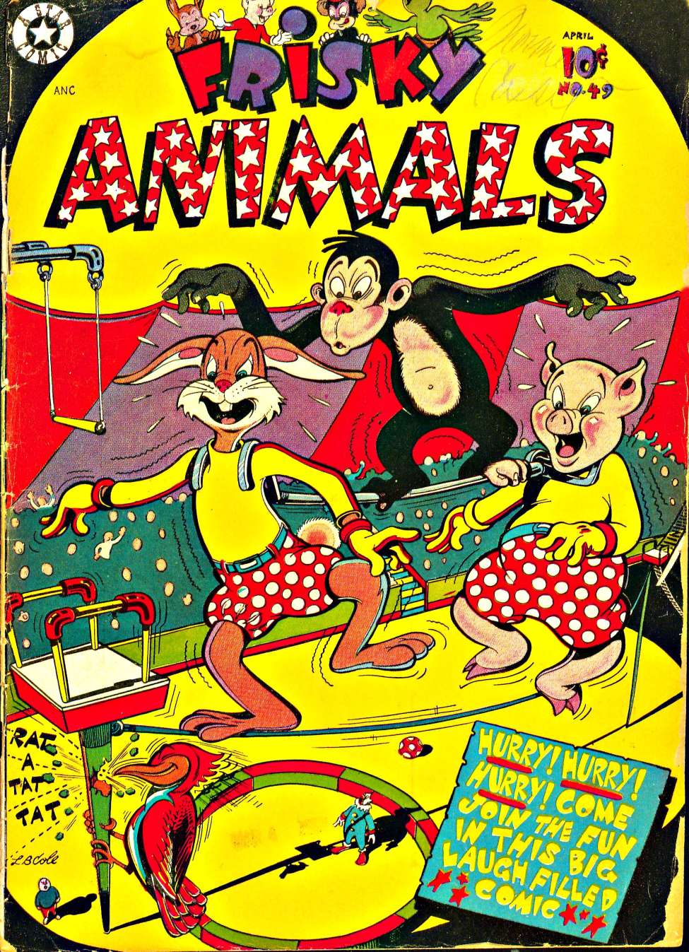 Book Cover For Frisky Animals 49