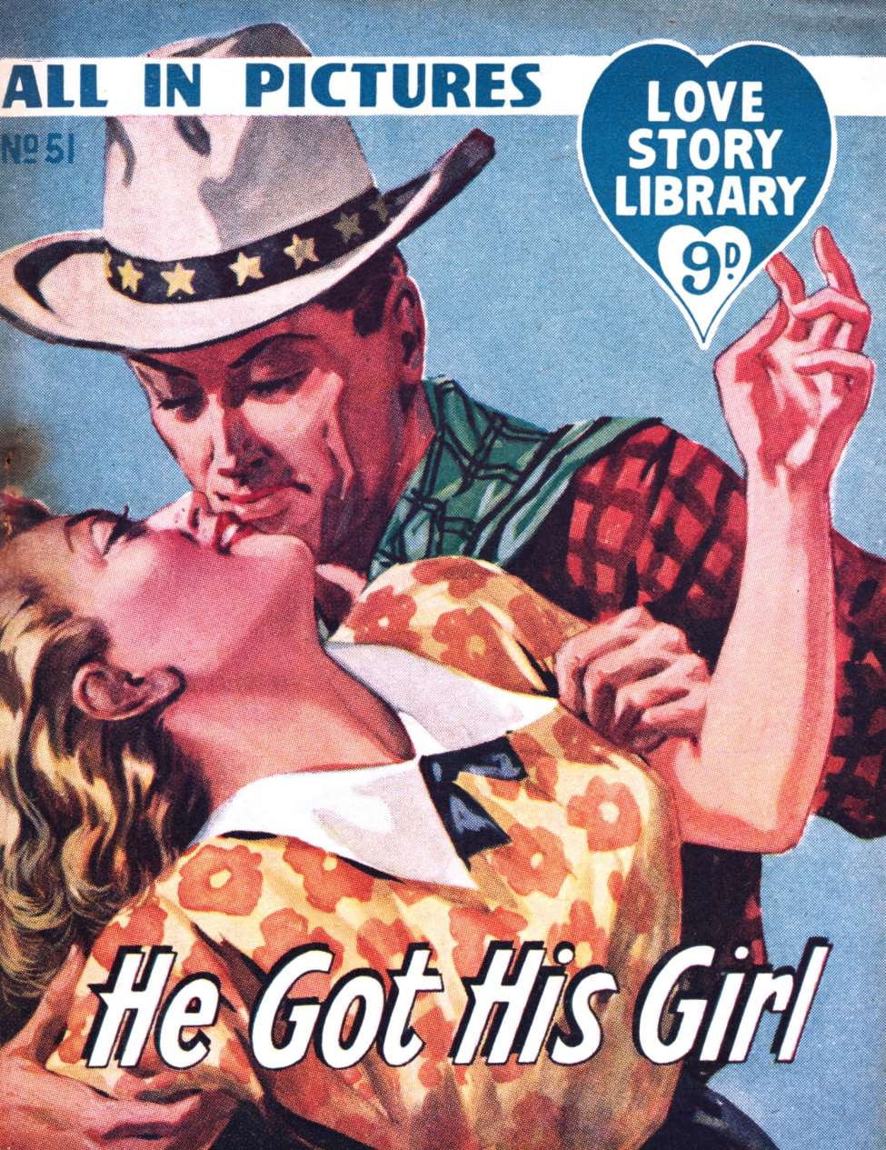 Book Cover For Love Story Picture Library 51 - He Got His Girl