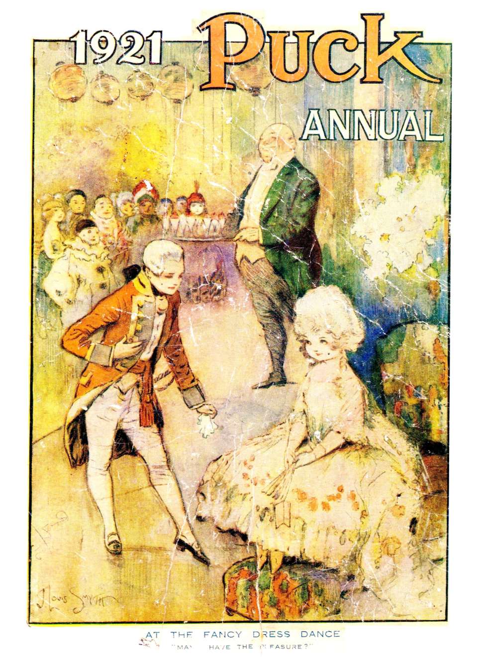 Book Cover For Puck Annual 1921