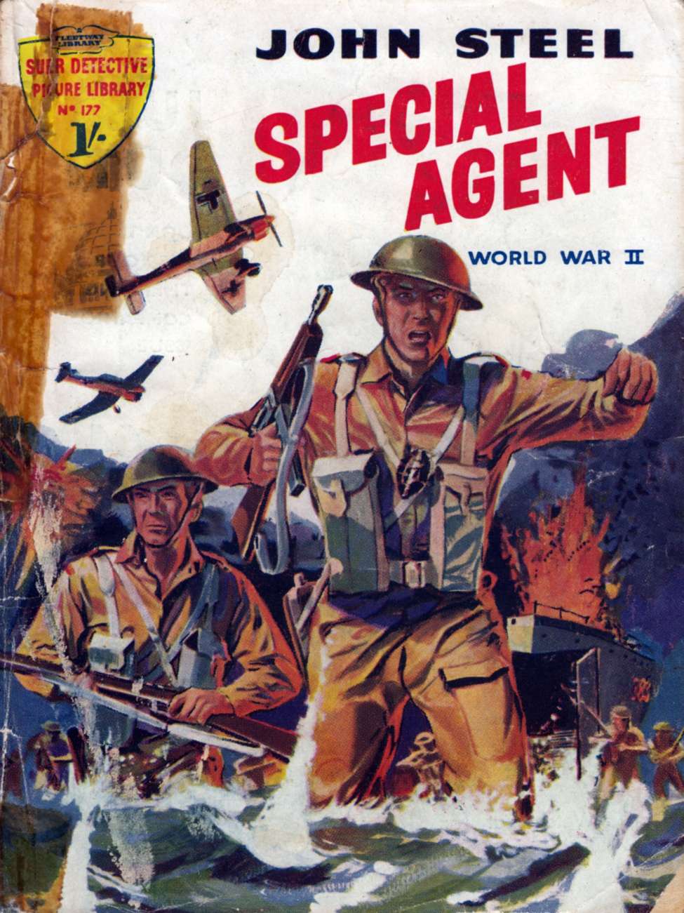 Book Cover For Super Detective Picture Library 177 - Operation Tina - John Steel