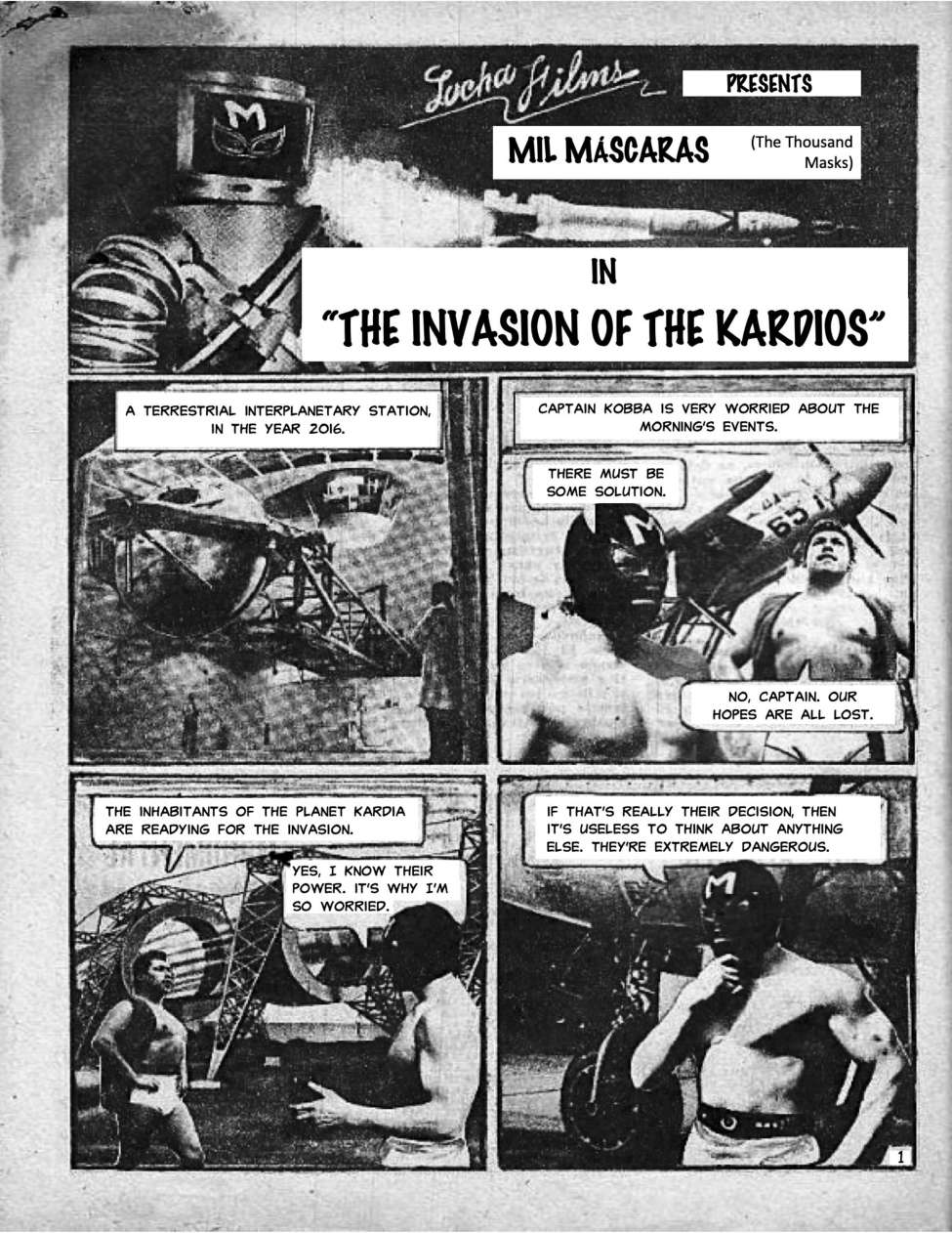 Book Cover For Mil Máscaras: The Invasion of the Kardios