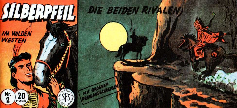 Book Cover For Silberpfeil im wilden Westen 2 - Die beiden Rivalen