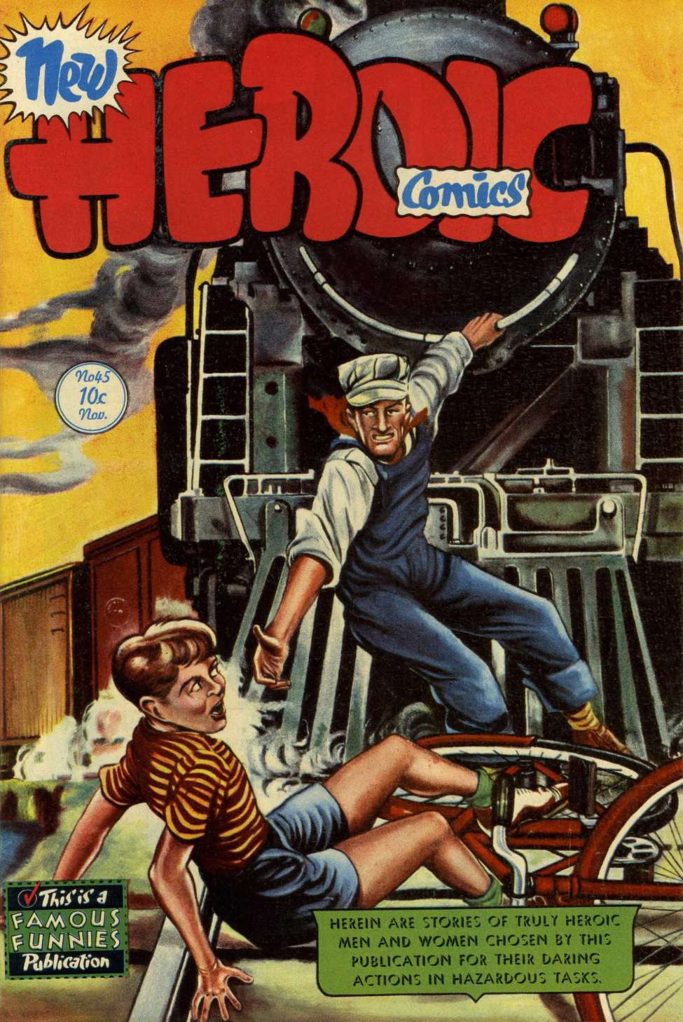 Book Cover For Heroic Comics 45 (alt)