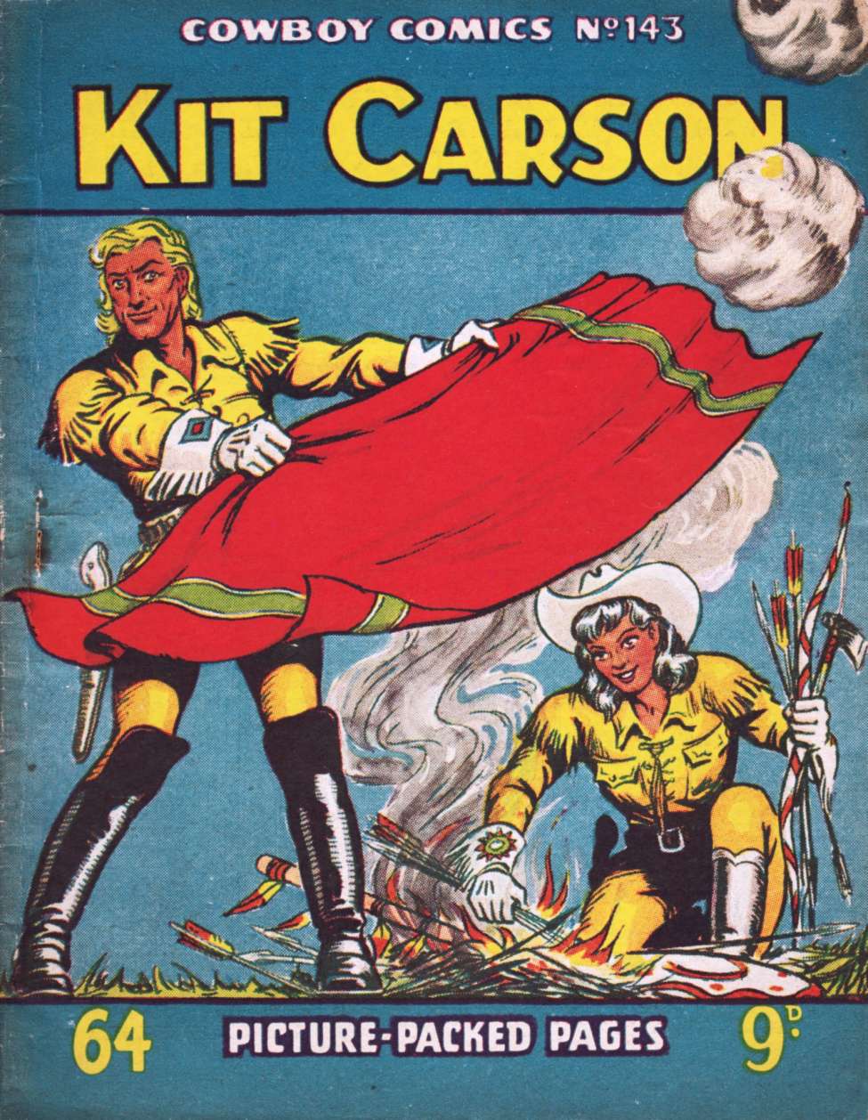 Book Cover For Cowboy Comics 143 - Kit Carson