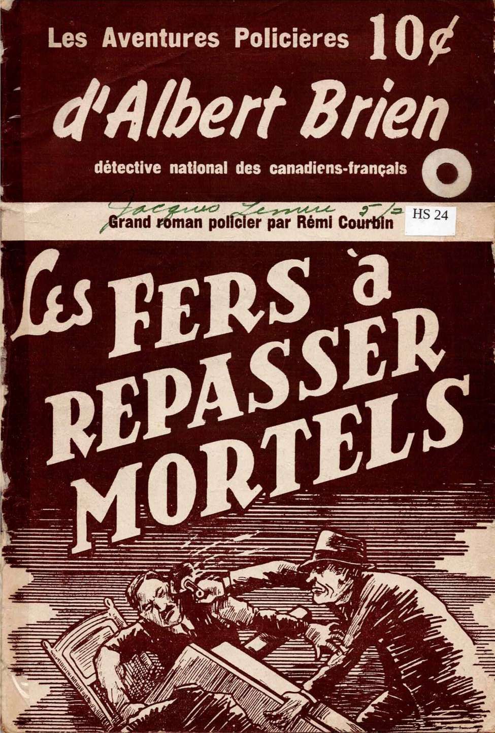 Book Cover For Albert Brien 24 - Les fers à repasser mortels