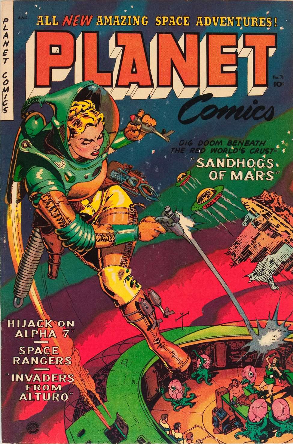Book Cover For Planet Comics 71
