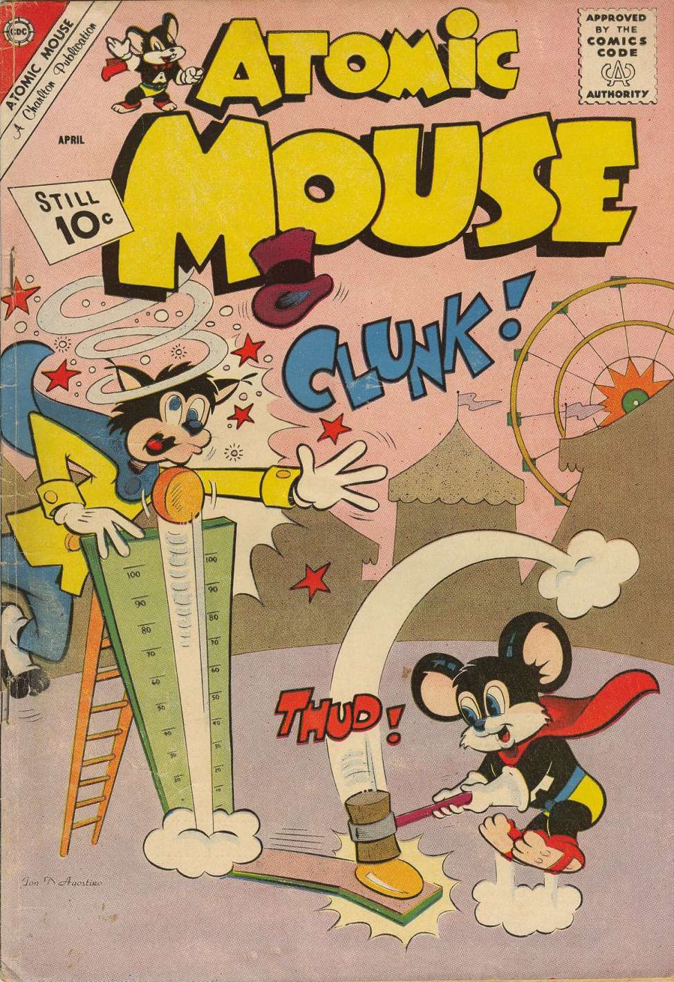 Book Cover For Atomic Mouse 47 - Version 2