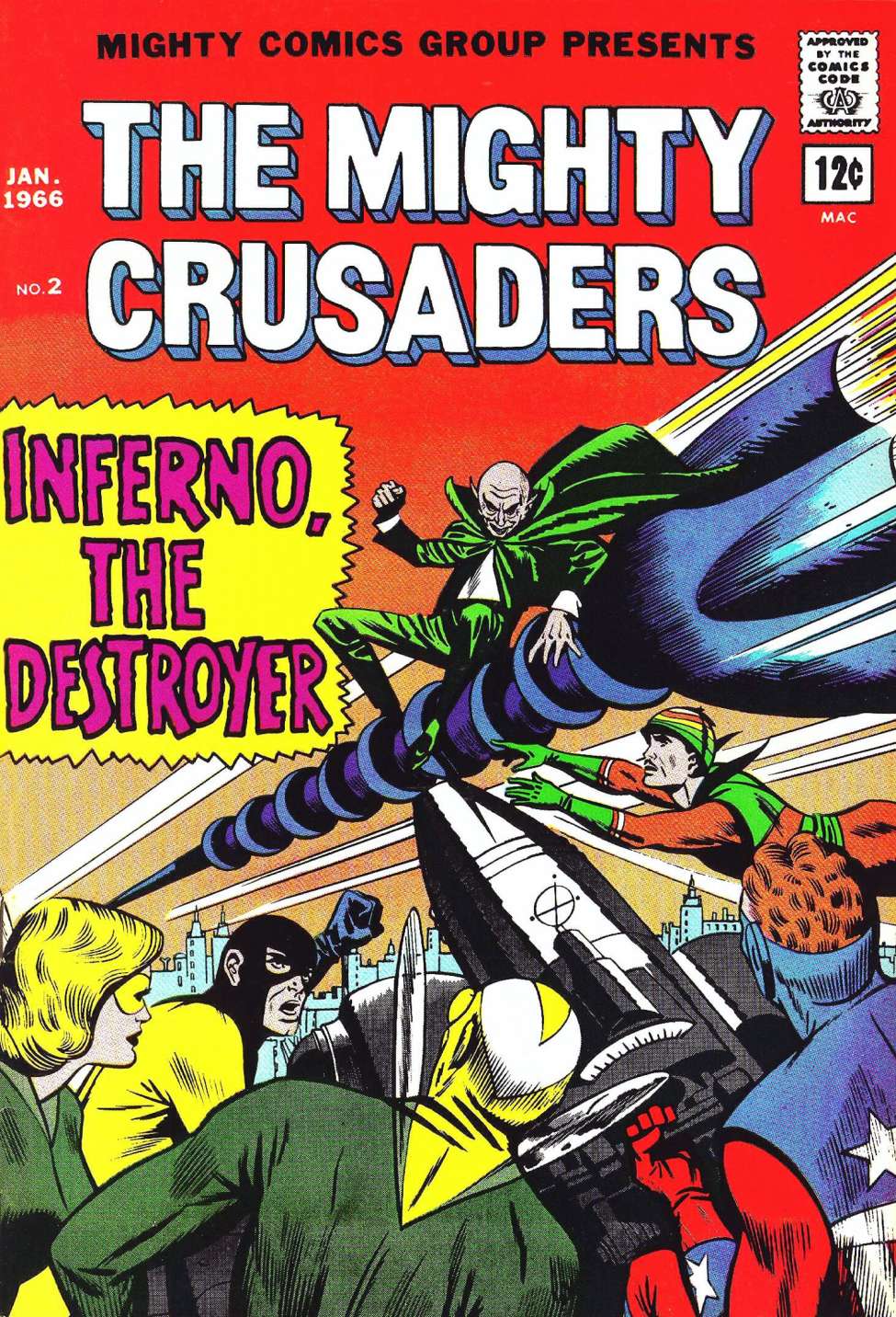 Book Cover For The Mighty Crusaders 2